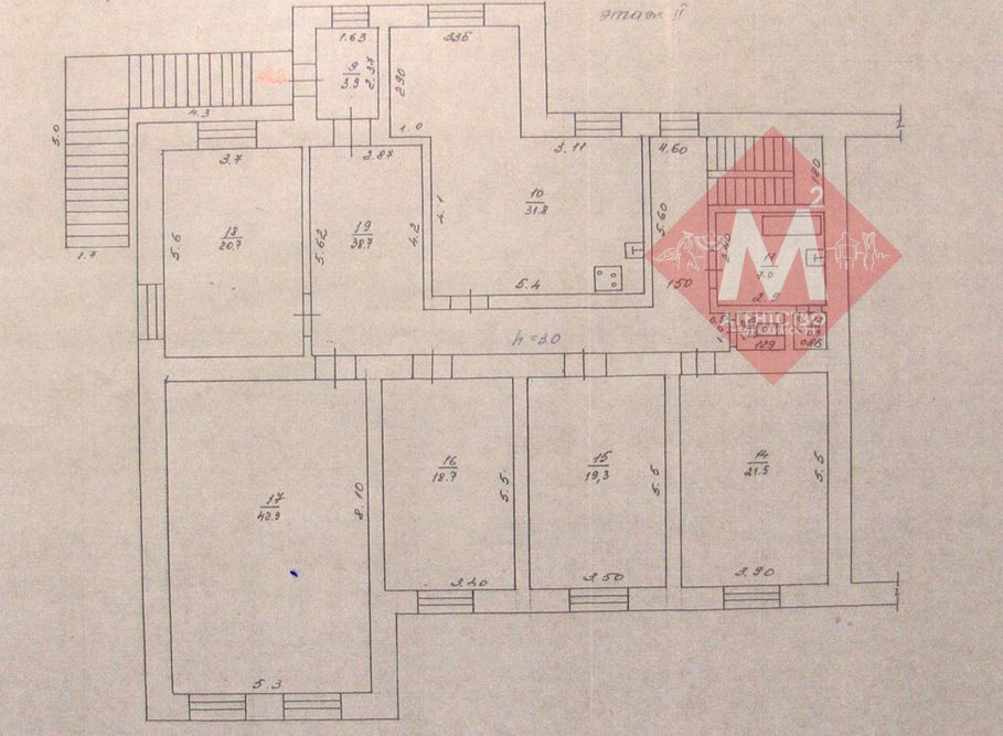 Продаётся двухэтажный дом на учас