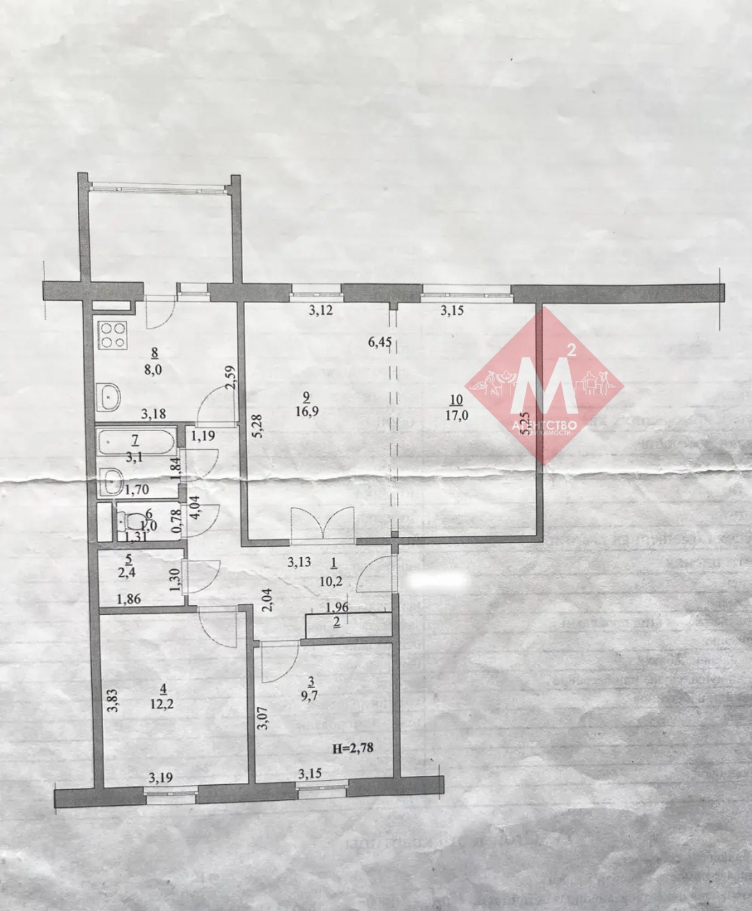 квартира № 133435241