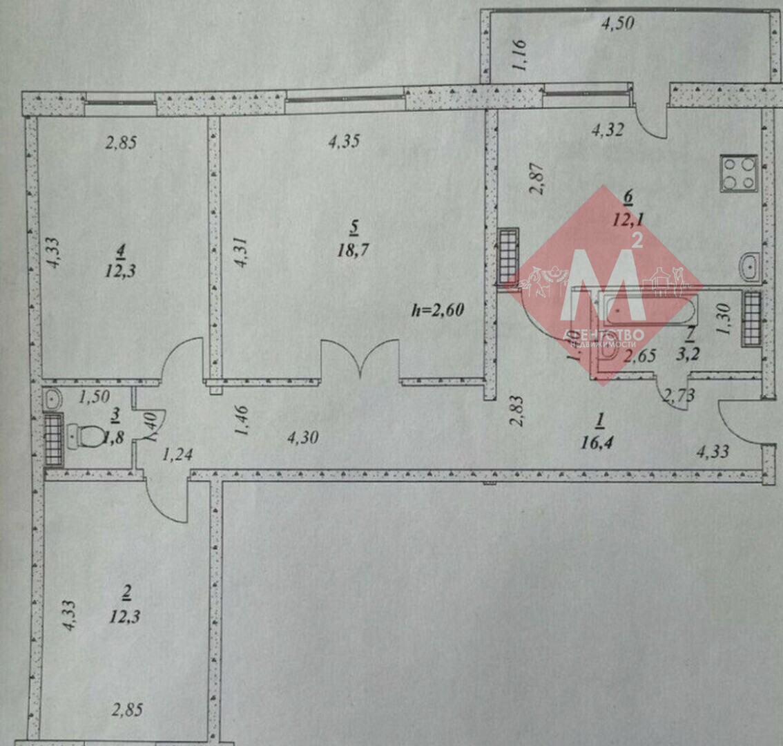 квартира № 135285648